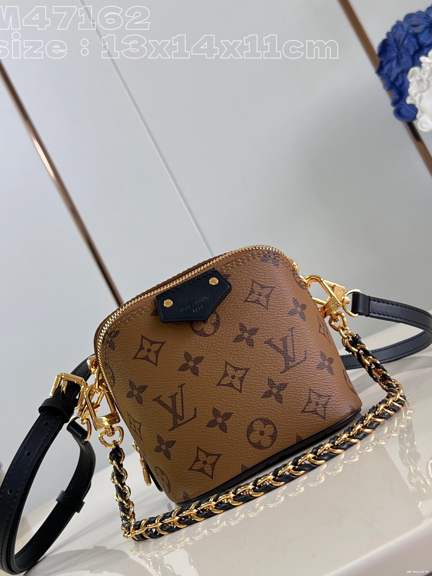 Aaa replica ru VUITTON In Just Case-13*14*11.5CM LOUIS 0809